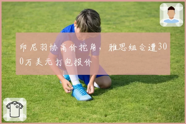 印尼羽协高价挖角，雅思组合遭300万美元打包报价